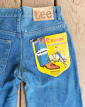 Vintage 1970s Deastock LEE RIDERS Bootcut Flares Jeans 26 or 27 Made in USA