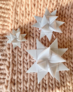 Handmade Ukrainian Style Paper Star Christmas Ornament